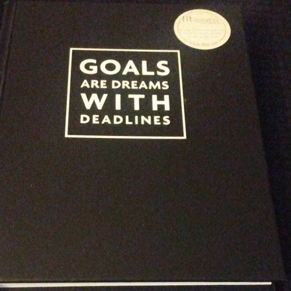 Source Unknown Black Planner with Motivational Quote